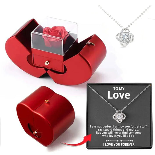 Forever Love Radiance Necklace in Rose Box