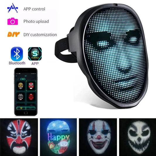 GlowFlex Gesture LED Mask