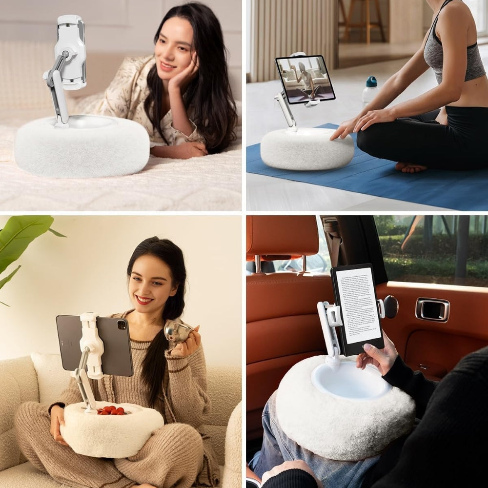 Cozy Snack Pillow & Phone Stand