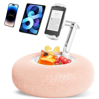 Cozy Snack Pillow & Phone Stand